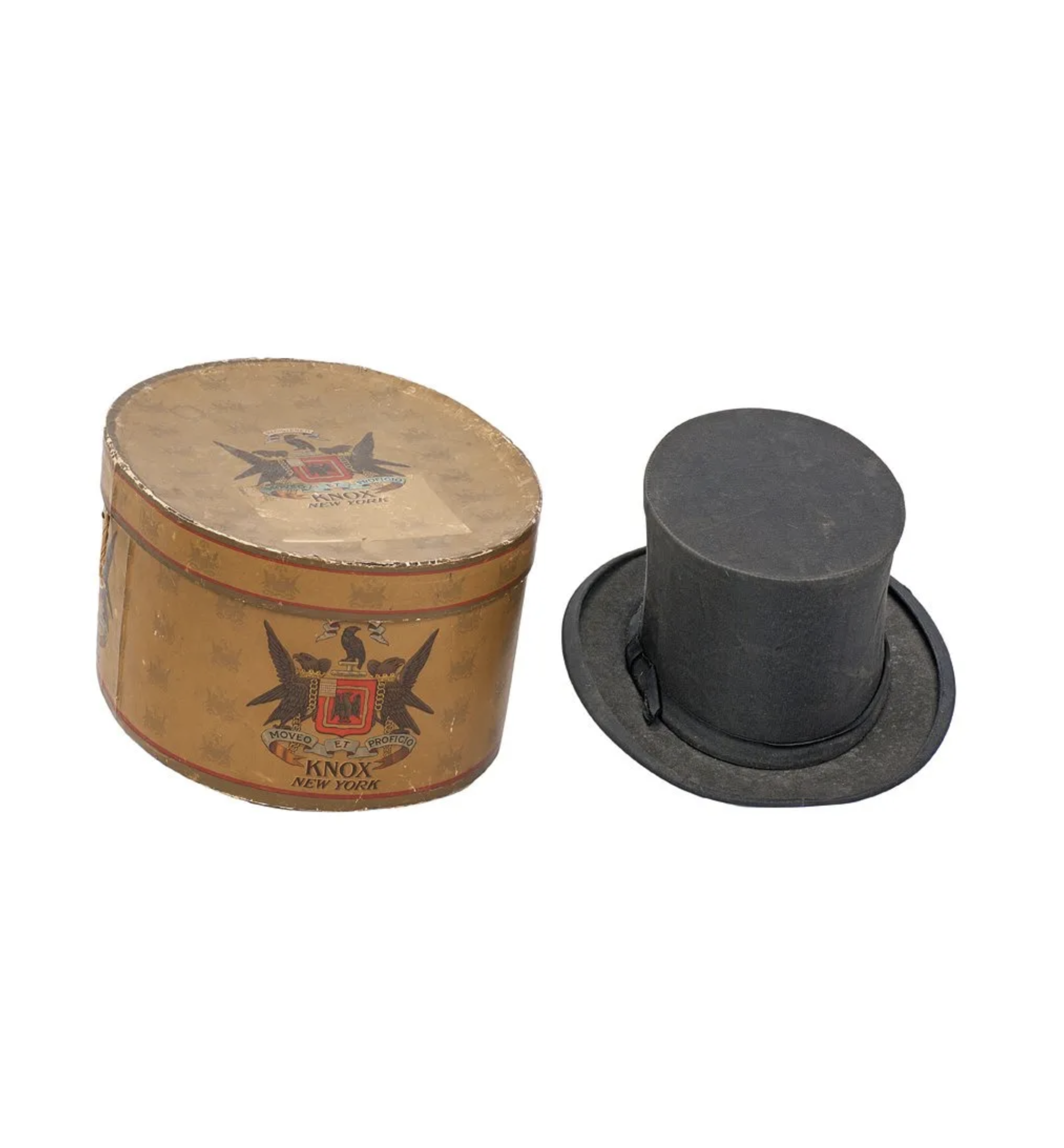 Cardini’s folding top hat. New York, Knox, ca. 1940